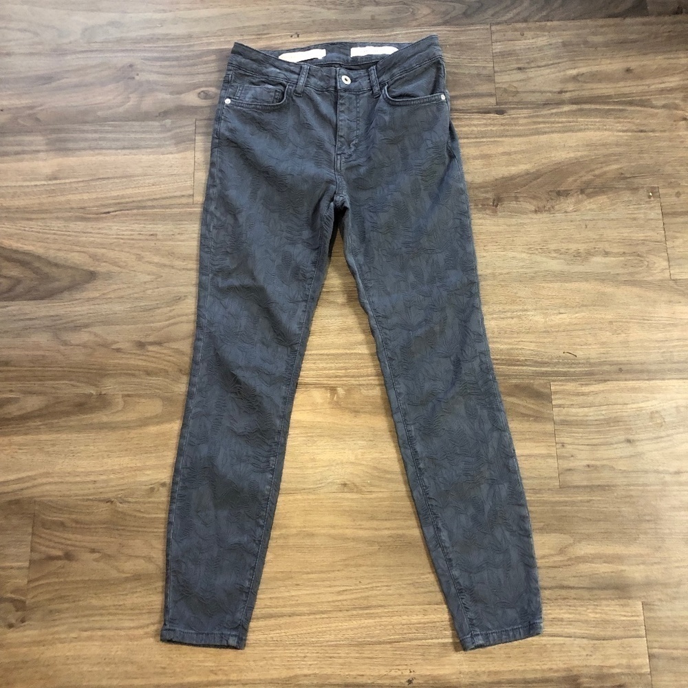 Pilcro and the Letterpress Women's Skinny Jeans in Charcoal Gray